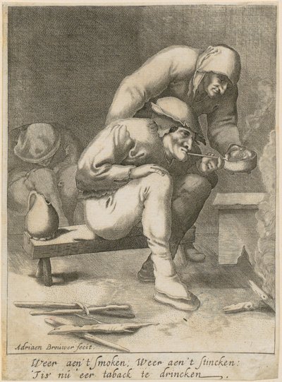 Pfeifenraucher von Adriaen Brouwer