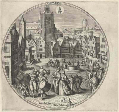 Januar von Adriaen Collaert