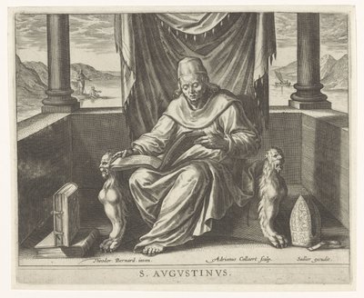 Kirchenvater Augustinus von Adriaen Collaert
