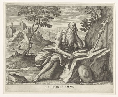 Kirchenvater Hieronymus von Adriaen Collaert