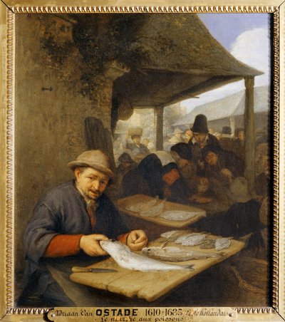 Der Fischmarkt von Adriaen Jansz. van Ostade