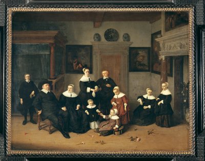 Familienporträt von Adriaen Jansz. van Ostade