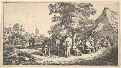 Das Kermess unter dem großen Baum, 1610-85 von Adriaen Jansz. van Ostade