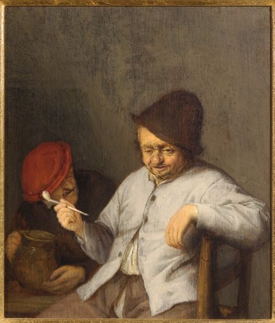 Der Raucher und der Trinker, ca. 1650 von Adriaen Jansz. van Ostade