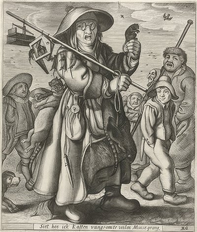 Mäusefänger (Muizenvanger) von Adriaen Matham