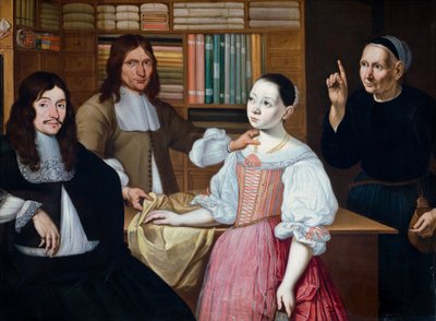 Im Tuchladen von Adriaen van Bloemen