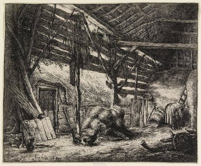 Die Scheune von Adriaen van Ostade
