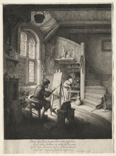 Das Atelier des Malers von Adriaen van Ostade