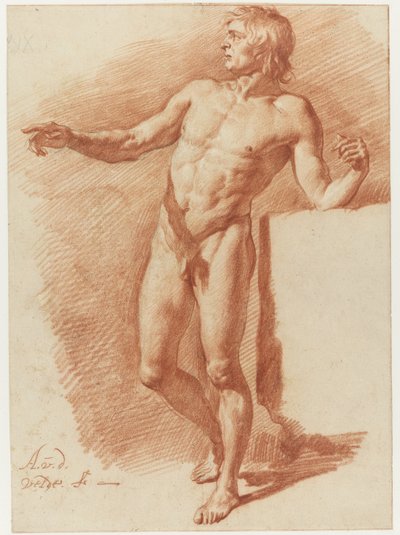 Stehender männlicher Akt von Adriaen van de Velde