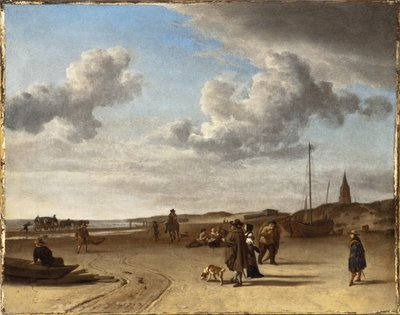 Der Strand von Scheveningen von Adriaen van de Velde