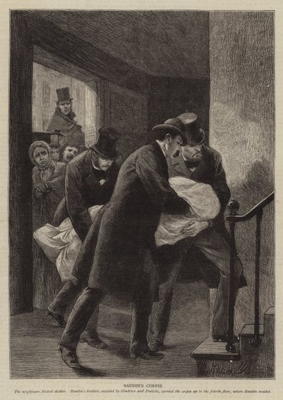 Illustration für Die Geschichte eines Verbrechens, von Victor Hugo von Adrien Emmanuel Marie