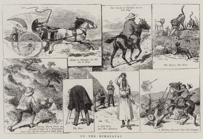 Hinauf in den Himalaya von Adrien Emmanuel Marie
