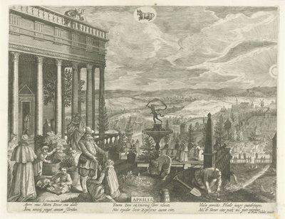 April von Egidius  Sadeler (II)