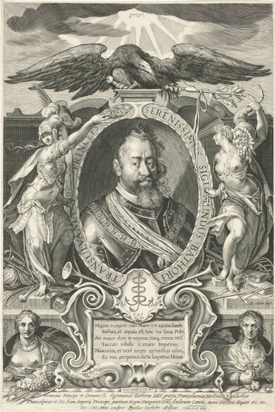 Porträt von Sigismund Báthory, Fürst von Siebenbürgen von Egidius  Sadeler (II)