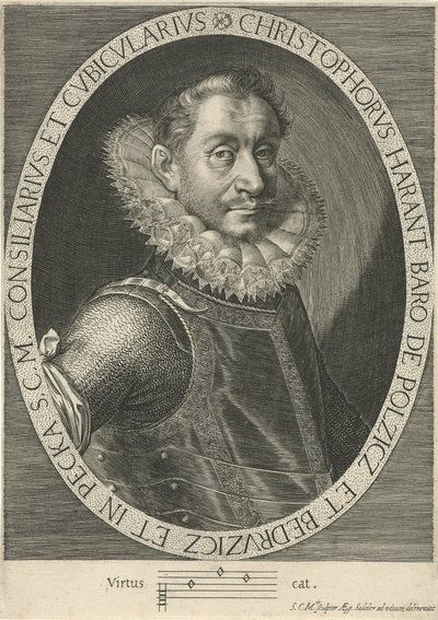 Porträt des Komponisten Krystof Harant 1564-1621, ca. 1600 von Aegidius Sadeler or Saedeler