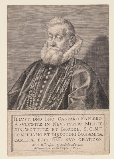 Gaspard Kaplir von Sulewitz, Rat des Kaisers von Aegidius Sadeler II