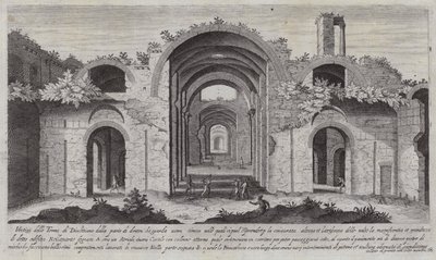 Diokletiansthermen, Rom von Aegidius Sadeler or Saedeler