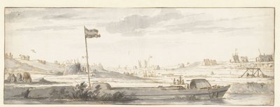 Das Graben des Mallegats außerhalb von Dordrecht, 1648 von Aelbert Cuyp (attributed to)