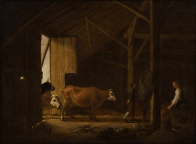 Inneres eines Kuhstalls von Aelbert Cuyp