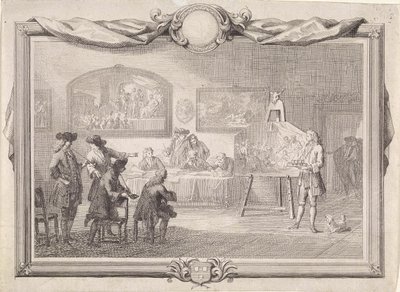 Gilde des Heiligen Lukas in Dordrecht, 1736 von Aert Schouman