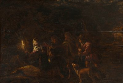 Die Flucht nach Ägypten von after Jacopo Bassano