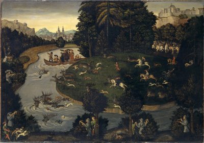 Hirschjagd von after Lucas Cranach the Elder