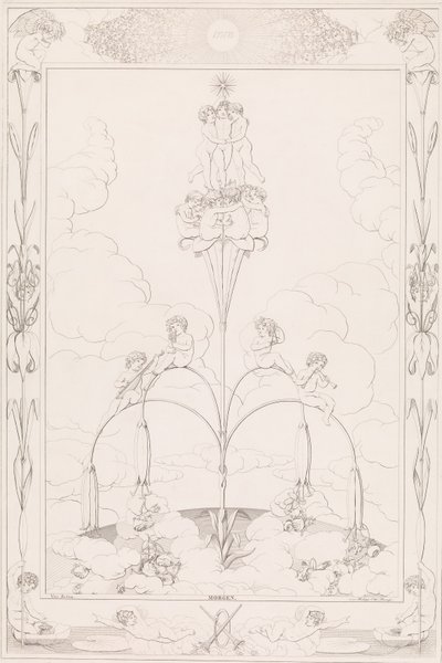 Morgen, aus der Serie Die Tageszeiten, 1807 von After Philipp Otto Runge