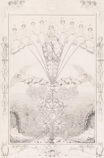Nacht, aus der Serie Die Tageszeiten, 1807 von After Philipp Otto Runge