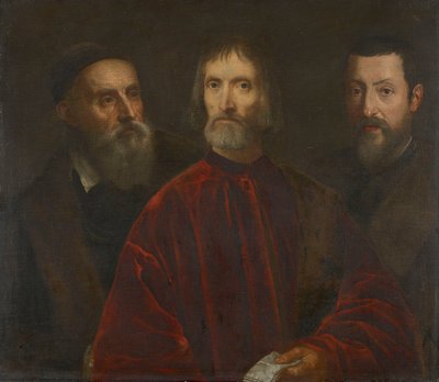 Tizian und seine Freunde von after Titian