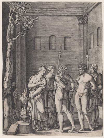Iphigenie von Agostino Veneziano