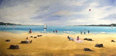 Sommertag am Strand von Aisha Haider