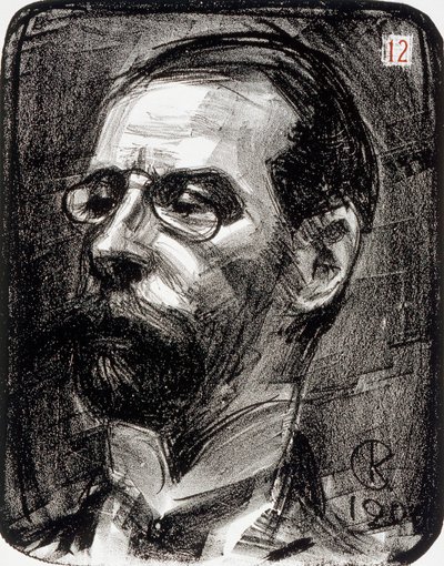 Porträt von Axel Berndtson von Akseli Gallen-Kallela