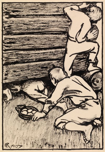 Die Eierdiebe von Akseli Gallen-Kallela