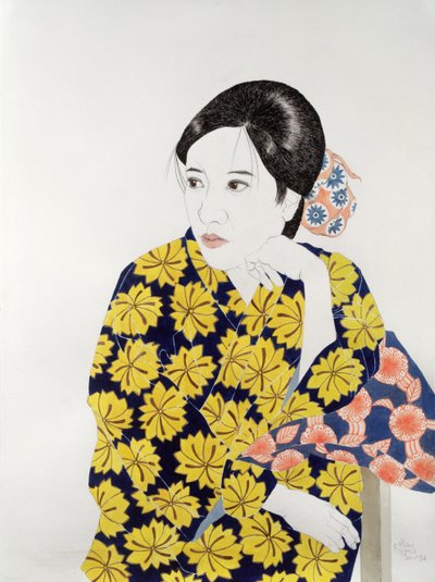 Gelber Kimono, 1996 von Alan Byrne