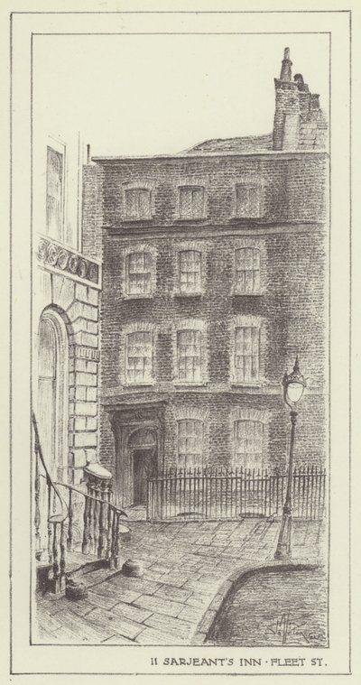 11, Serjeants Inn, Fleet Street von Alan Stapleton