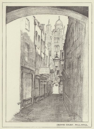 Crown Court, Pall Mall von Alan Stapleton
