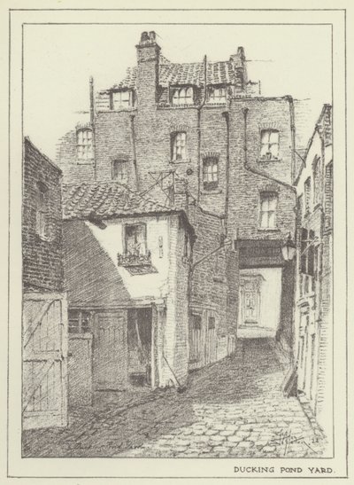 Ducking Pond Yard von Alan Stapleton