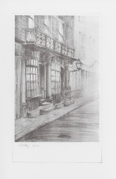Londoner Gassen: Artillery Lane von Alan Stapleton