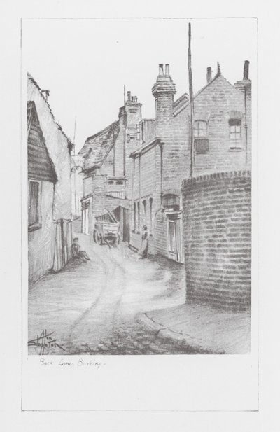 Londoner Gassen: Back Lane von Alan Stapleton