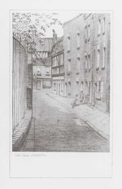 Londoner Gassen: Cock Lane, Shoreditch von Alan Stapleton