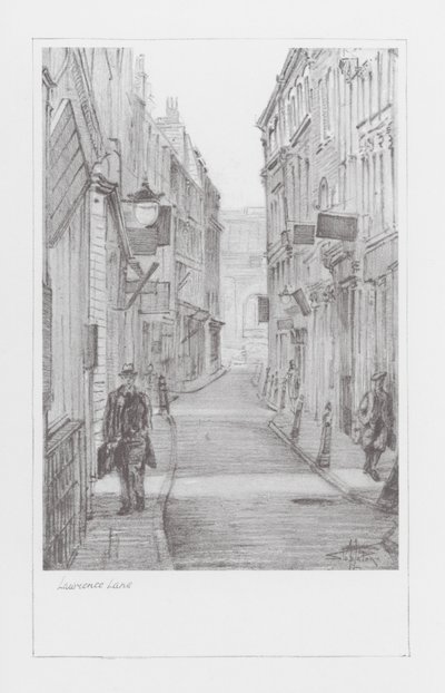 Londoner Gassen: Lawrence Lane von Alan Stapleton