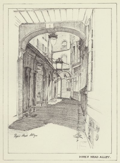 Popes Head Alley von Alan Stapleton