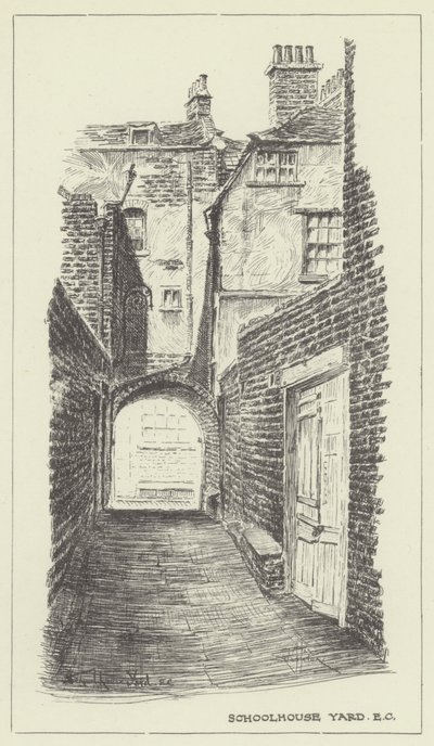 Schoolhouse Yard, EC von Alan Stapleton