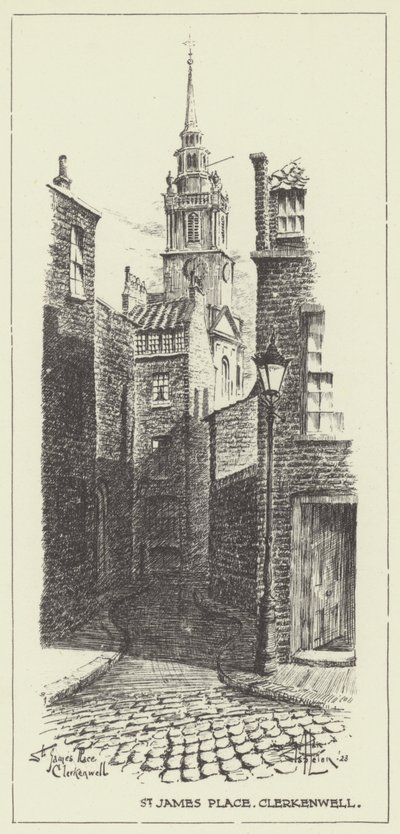 St James Place, Clerkenwell von Alan Stapleton