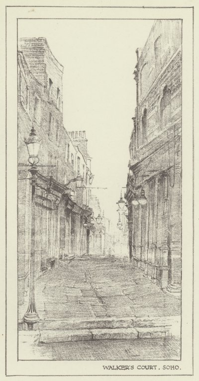 Walkers Court, Soho von Alan Stapleton