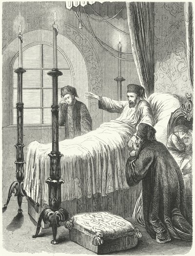 Tod des osmanischen Sultans Mahmud II. von Albert (after) Kretschmer