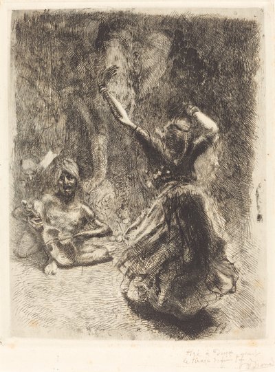 Die Tänzerin von Tanjore von Albert Besnard