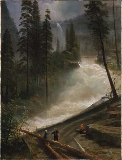 Nevada Falls, Yosemite von Albert Bierstadt