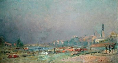 Am Flussufer von Albert Charles Lebourg