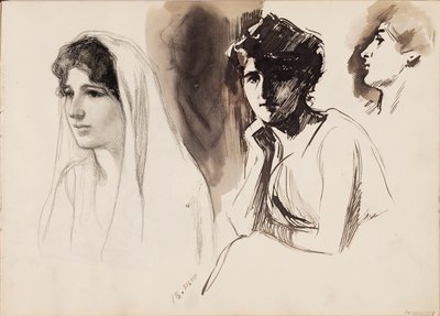Frauenfiguren von Albert Edelfelt